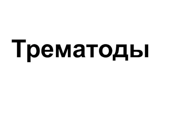 Трематоды