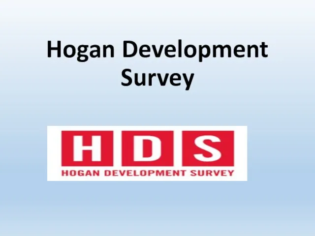 Hogan Development Survey