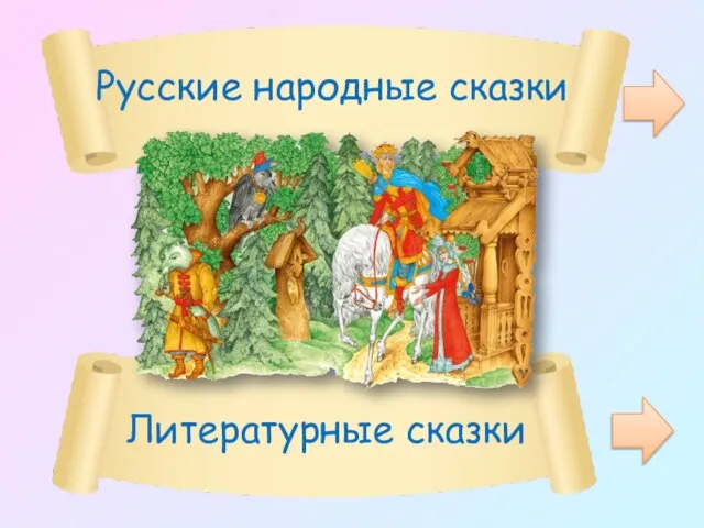 Русские народные сказки Литературные сказки