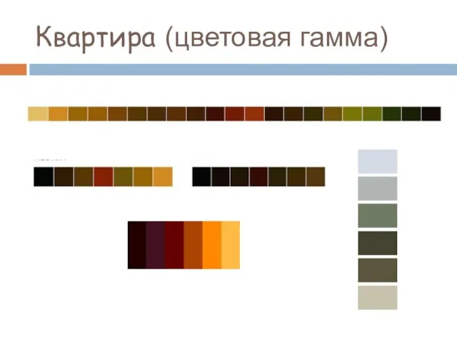 Квартира (цветовая гамма)