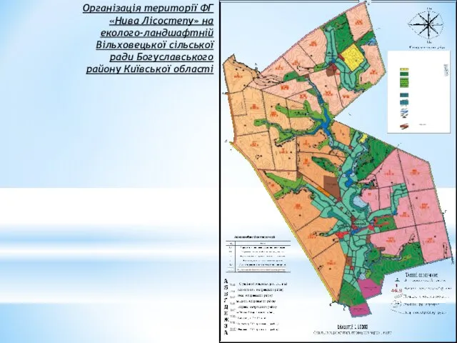 Організація території ФГ«Нива Лісостепу» на еколого-ландшафтній Вільховецької сільської ради Богуславського району Київської області
