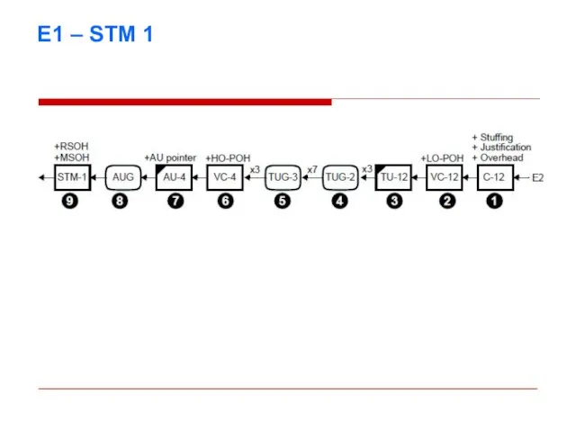 E1 – STM 1