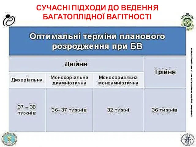 СУЧАСНІ ПІДХОДИ ДО ВЕДЕННЯ БАГАТОПЛІДНОЇ ВАГІТНОСТІ