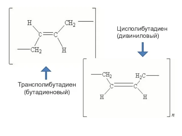 Трансполибутадиен (бутадиеновый) Цисполибутадиен (дивиниловый)