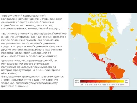 -преступлений коррупционной направленности (хищение материальных и денежных средств с использованием служебного