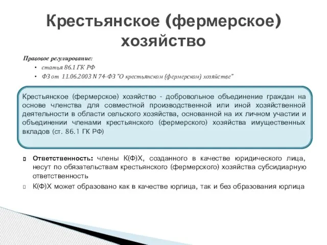 Правовое регулирование: статья 86.1 ГК РФ ФЗ от 11.06.2003 N 74-ФЗ