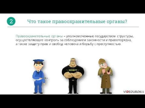 Что такое правоохранительные органы? 2