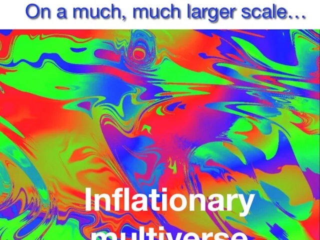 On a much, much larger scale… Inflationary multiverse