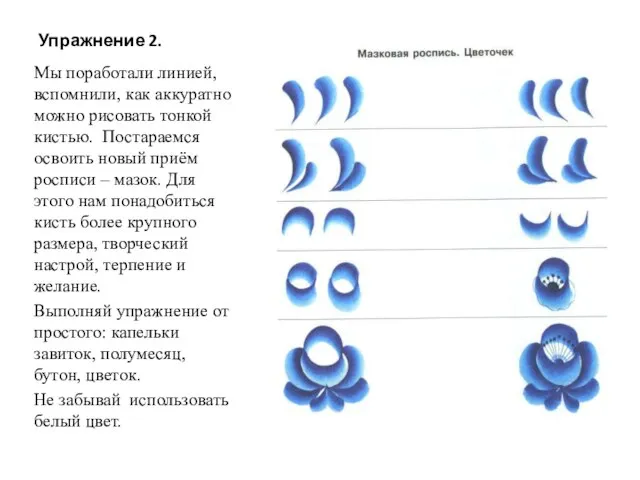 Упражнение 2. Мы поработали линией, вспомнили, как аккуратно можно рисовать тонкой