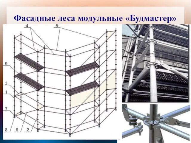 Фасадные леса модульные «Будмастер»