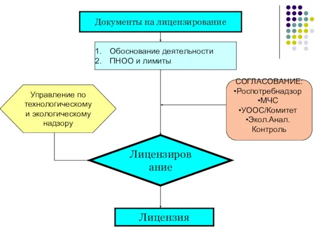 Документы на лицензирование Лицензирование Управление по технологическому и экологическому надзору Обоснование