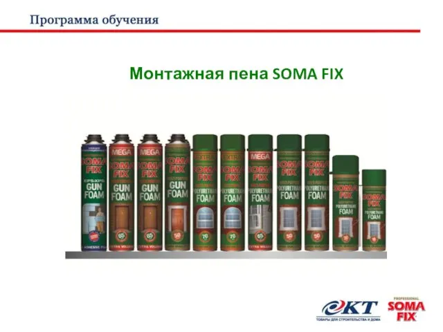 Монтажная пена SOMA FIX