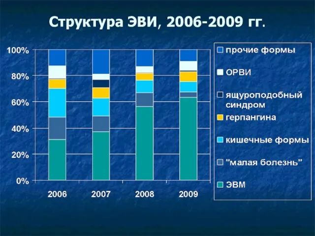 Структура ЭВИ, 2006-2009 гг.