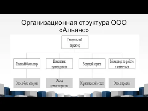 Организационная структура ООО «Альянс»