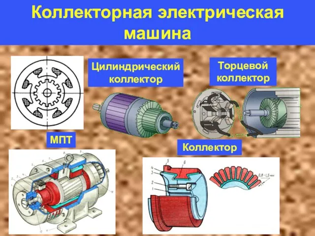 Коллекторная электрическая машина Коллектор Цилиндрический коллектор Торцевой коллектор МПТ