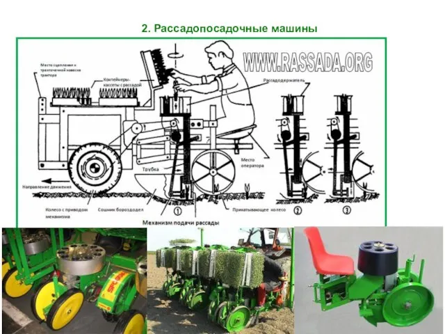 2. Рассадопосадочные машины