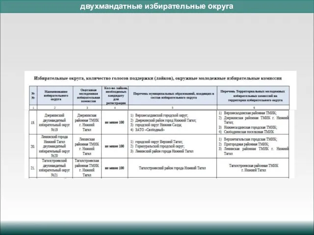 двухмандатные избирательные округа