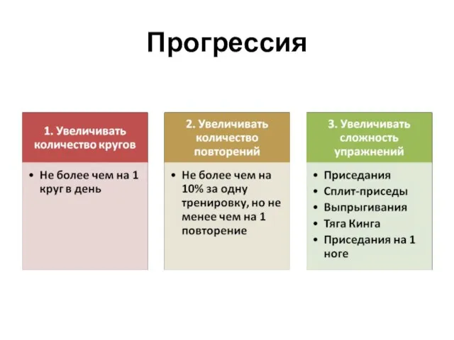 Прогрессия