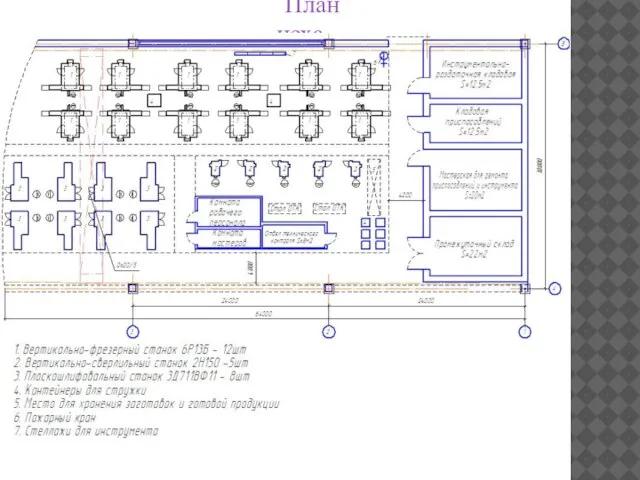 План цеха