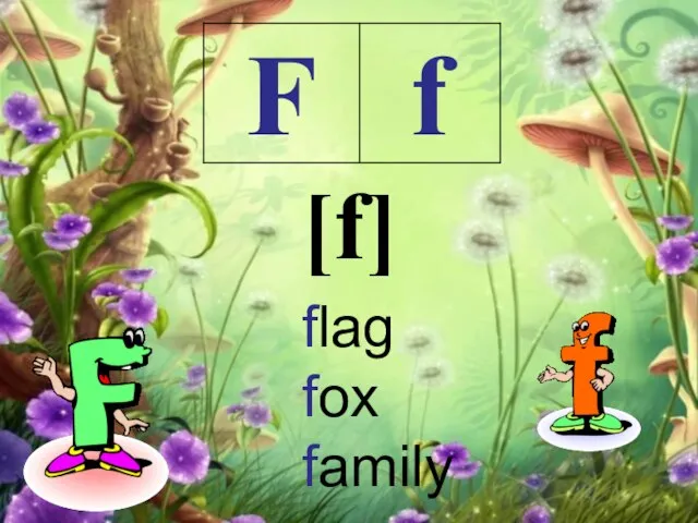 flag fox family [f]