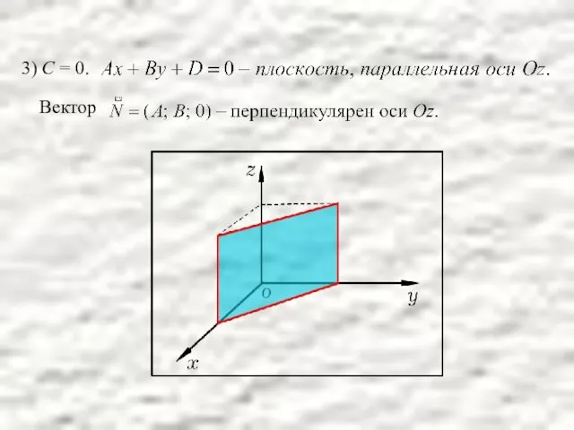 3) С = 0. Вектор