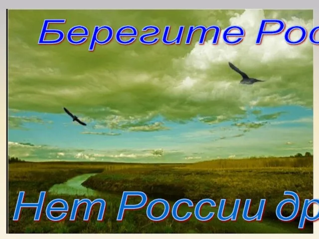 Берегите Россию Нет России другой