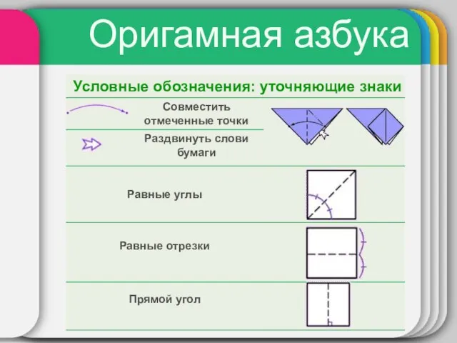 Оригамная азбука