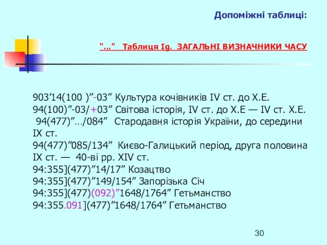 903’14(100 )”-03” Культура кочівників IV cт. до Х.Е. 94(100)”-03/+03” Світова історія,