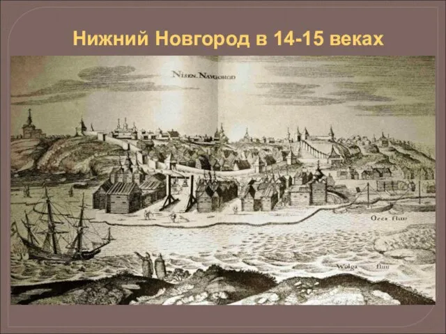 Нижний Новгород в 14-15 веках