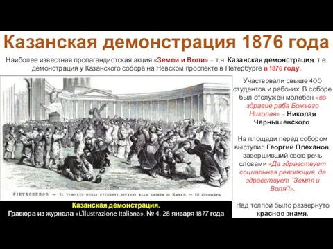 Участвовали свыше 400 студентов и рабочих. В соборе был отслужен молебен