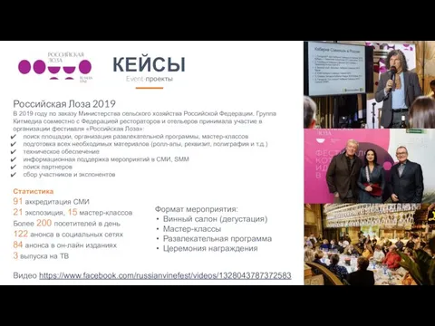 Российская Лоза 2019 В 2019 году по заказу Министерства сельского хозяйства