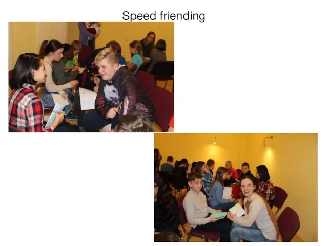 Speed friending