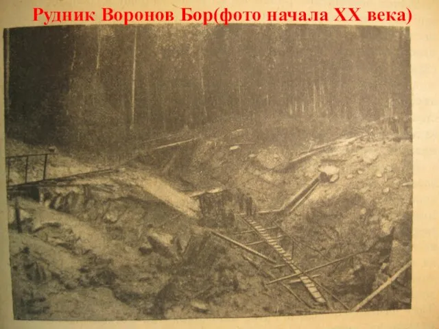 Рудник Воронов Бор(фото начала ХХ века)
