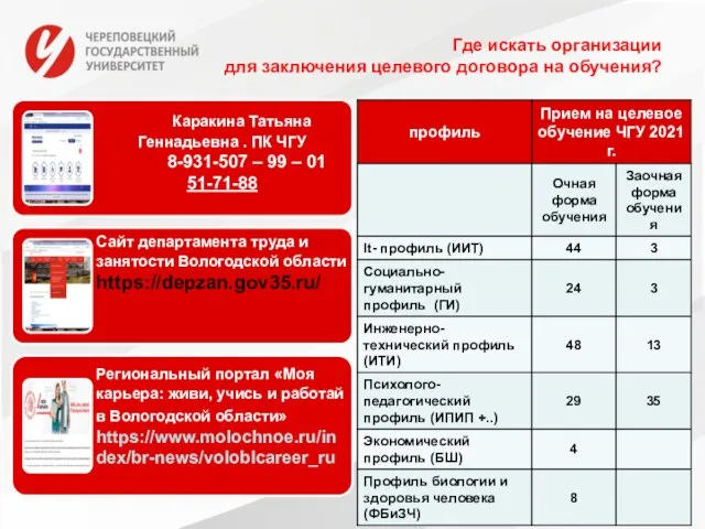 Где искать организации для заключения целевого договора на обучения?