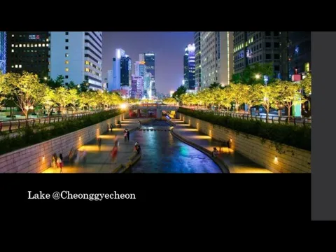 Lake @Cheonggyecheon