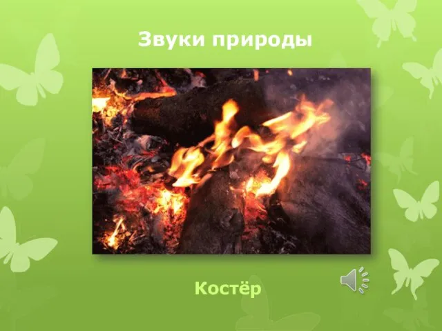 Звуки природы Костёр