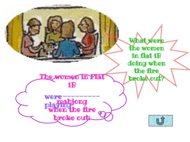 What were the women in flat 1B doing when the fire