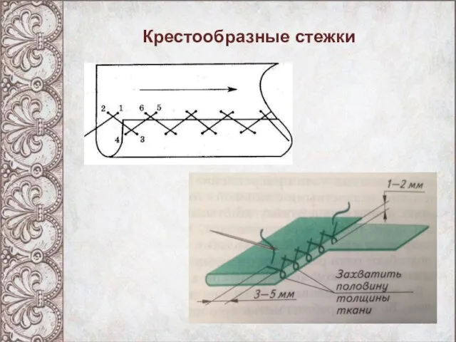 Крестообразные стежки