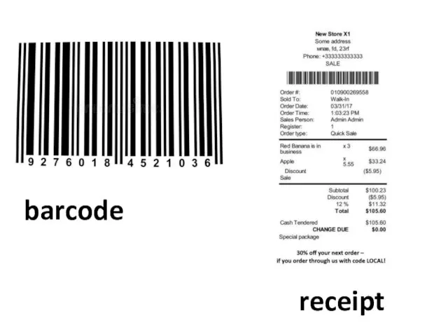 barcode receipt