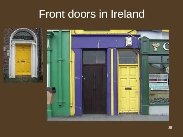 Front doors in Ireland