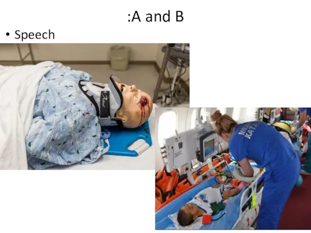 A and B: Speech