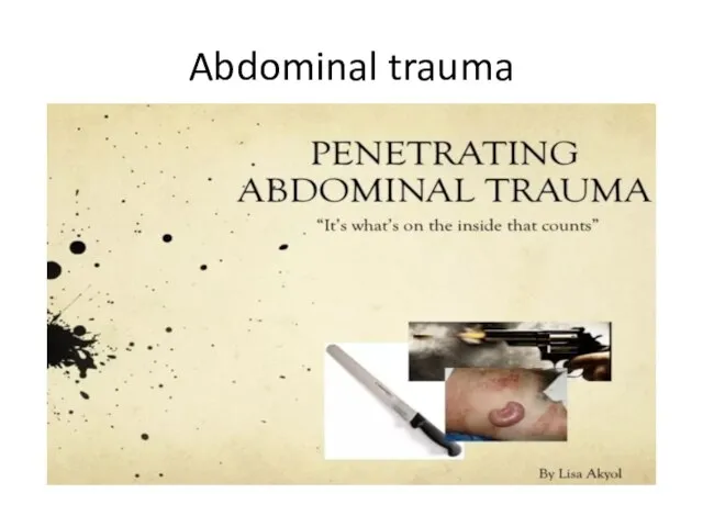 Abdominal trauma