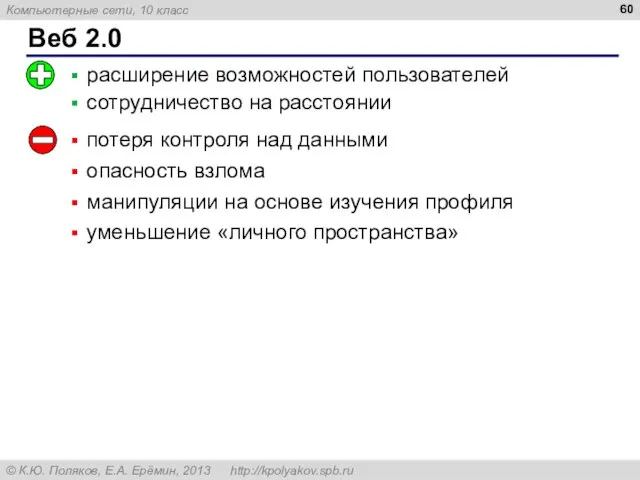 Веб 2.0 расширение возможностей пользователей сотрудничество на расстоянии потеря контроля над