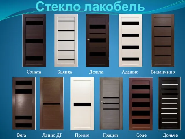 Стекло лакобель Соната Бьянка Дельта Адажио Биланчино Вега Лацио ДГ Примо Грация Соле Дольче