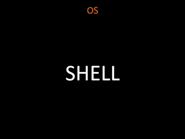 OS SHELL