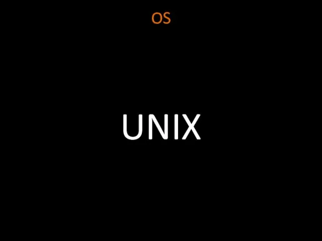 OS UNIX