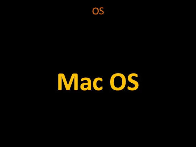 OS Mac OS