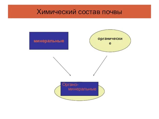 Химический состав почвы органические минеральные Органо-минеральные