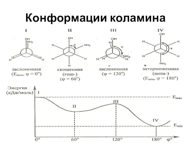 Конформации коламина