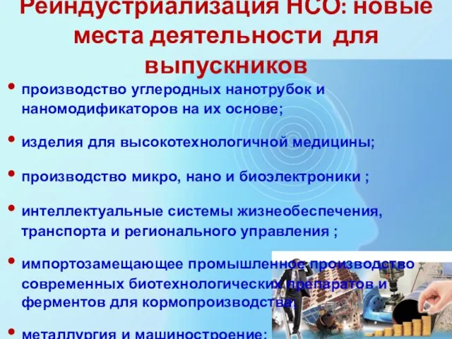 Реиндустриализация НСО: новые места деятельности для выпускников производство углеродных нанотрубок и